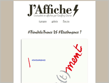 Tablet Screenshot of jaffiche.fr